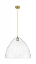 Innovations Lighting 434-1P-BB-GBD-164 - Crown Point - 1 Light - 16 inch - Brushed Brass - Pendant