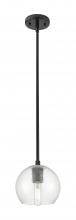 Innovations Lighting 434-1S-BK-G122-6 - Crown Point - 1 Light - 6 inch - Matte Black - Pendant