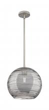 Innovations Lighting 434-1S-SN-G1213-10SM - Crown Point - 1 Light - 10 inch - Satin Nickel - Pendant