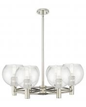 Innovations Lighting 434-6CR-PN-G124-6 - Crown Point - 6 Light - 26 inch - Polished Nickel - Chandelier