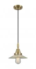 Innovations Lighting 447-1P-AB-G2 - Halophane - 1 Light - 9 inch - Antique Brass - Mini Pendant