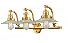 Innovations Lighting 515-3W-SG-G2 - Halophane - 3 Light - 28 inch - Satin Gold - Adjustable Bath Vanity Light