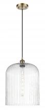 Innovations Lighting 516-1P-AB-G559-12SDY - Bridal Veil - 1 Light - 5 inch - Antique Brass - Cord hung - Mini Pendant