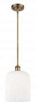 Innovations Lighting 516-1S-BB-G559-8GWH - Bridal Veil - 1 Light - 5 inch - Brushed Brass - Mini Pendant