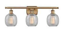 Innovations Lighting 516-3W-BB-G105-LED - Belfast - 3 Light - 26 inch - Brushed Brass - Bath Vanity Light