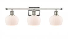 Innovations Lighting 516-3W-PN-G91 - Fenton - 3 Light - 27 inch - Polished Nickel - Bath Vanity Light