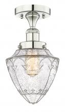Innovations Lighting 616-1F-PN-G664-7 - Bullet - 1 Light - 6 inch - Polished Nickel - Semi-Flush Mount