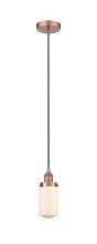 Innovations Lighting 616-1PH-AC-G311 - Dover - 1 Light - 5 inch - Antique Copper - Cord hung - Mini Pendant