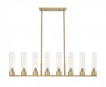 Innovations Lighting 617-8I-BB-G617-11CL - Boreas - 6 Light - 48 inch - Brushed Brass - Linear Pendant