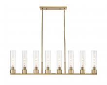 Innovations Lighting 617-8I-BB-G617-11SDY - Boreas - 6 Light - 48 inch - Brushed Brass - Linear Pendant