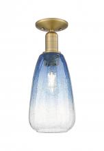 Innovations Lighting 716-1C-BB-G480-6SB - Brookhaven Almond - 1 Light - 6 inch - Brushed Brass - Semi-Flush Mount