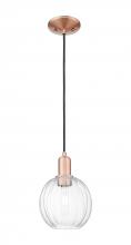 Innovations Lighting 716-1P-AC-G458-7CL - Preston - 1 Light - 6 inch - Antique Copper - Cord hung - Mini Pendant