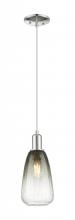 Innovations Lighting 716-1P-PN-G480-6SL - Brookhaven Almond - 1 Light - 6 inch - Polished Nickel - Cord hung - Mini Pendant