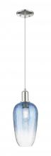 Innovations Lighting 716-1P-PN-G484-7SB - Brookhaven Flute - 1 Light - 6 inch - Polished Nickel - Cord hung - Mini Pendant