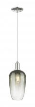 Innovations Lighting 716-1P-PN-G484-7SL - Brookhaven Flute - 1 Light - 6 inch - Polished Nickel - Cord hung - Mini Pendant