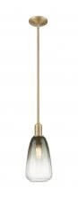 Innovations Lighting 716-1S-BB-G480-6SL - Brookhaven Almond - 1 Light - 6 inch - Brushed Brass - Mini Pendant