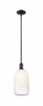 Innovations Lighting 716-1S-BK-G482-7OP - Brookhaven Cloche - 1 Light - 6 inch - Matte Black - Mini Pendant