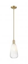 Innovations Lighting 716-1S-CB-G480-6OP - Brookhaven Almond - 1 Light - 6 inch - Champagne Bronze - Mini Pendant
