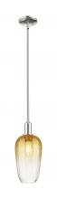 Innovations Lighting 716-1S-PN-G484-7AM - Brookhaven Flute - 1 Light - 6 inch - Polished Nickel - Mini Pendant