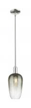 Innovations Lighting 716-1S-PN-G484-7SL - Brookhaven Flute - 1 Light - 6 inch - Polished Nickel - Mini Pendant