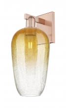 Innovations Lighting 716-1W-AC-G484-7AM - Brookhaven Flute - 1 Light - 6 inch - Antique Copper - Sconce