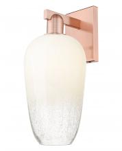 Innovations Lighting 716-1W-AC-G484-7OP - Brookhaven Flute - 1 Light - 6 inch - Antique Copper - Sconce
