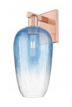 Innovations Lighting 716-1W-AC-G484-7SB - Brookhaven Flute - 1 Light - 6 inch - Antique Copper - Sconce