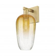 Innovations Lighting 716-1W-BB-G484-7AM - Brookhaven Flute - 1 Light - 6 inch - Brushed Brass - Sconce