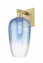 Innovations Lighting 716-1W-BB-G484-7SB - Brookhaven Flute - 1 Light - 6 inch - Brushed Brass - Sconce