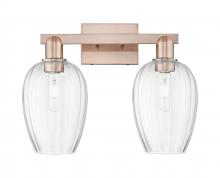 Innovations Lighting 716-2W-AC-G457-6CL - Preston - 2 Light - 16 inch - Antique Copper - Bath Vanity Light
