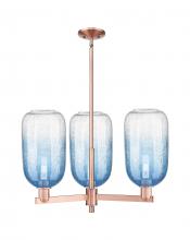 Innovations Lighting 716-3CR-AC-G482-7SB - Brookhaven Cloche - 3 Light - 18 inch - Antique Copper - Flush Mount