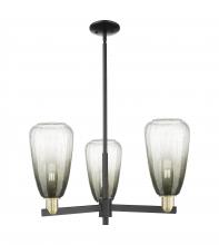 Innovations Lighting 716-3CR-BAB-G480-6SL - Brookhaven Almond - 3 Light - 18 inch - Black Antique Brass - Flush Mount