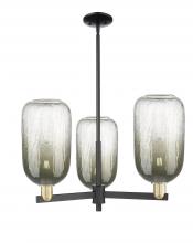 Innovations Lighting 716-3CR-BAB-G482-7SL - Brookhaven Cloche - 3 Light - 18 inch - Black Antique Brass - Flush Mount