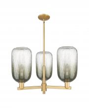 Innovations Lighting 716-3CR-BB-G482-7SL - Brookhaven Cloche - 3 Light - 18 inch - Brushed Brass - Flush Mount