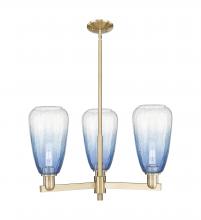 Innovations Lighting 716-3CR-CB-G480-6SB - Brookhaven Almond - 3 Light - 18 inch - Satin Nickel - Flush Mount
