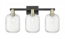 Innovations Lighting 716-3W-BAB-G460-7CL - Preston - 3 Light - 26 inch - Black Antique Brass - Bath Vanity Light
