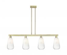 Innovations Lighting 716-4I-AB-G480-6OP - Brookhaven Almond - 4 Light - 48 inch - Antique Brass - Cord hung - Island Light
