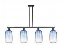 Innovations Lighting 716-4I-BK-G482-7SB - Brookhaven Cloche - 4 Light - 48 inch - Matte Black - Cord hung - Island Light