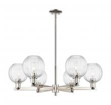 Innovations Lighting 716-6CR-PN-G458-7CL - Preston - 6 Light - 24 inch - Polished Nickel - Chandelier