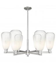Innovations Lighting 716-6CR-SN-G480-6OP - Brookhaven Almond - 6 Light - 24 inch - Satin Nickel - Chandelier