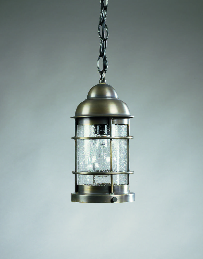 Nautical Hanging Verdi Gris Medium Base Socket Seedy Marine Glass