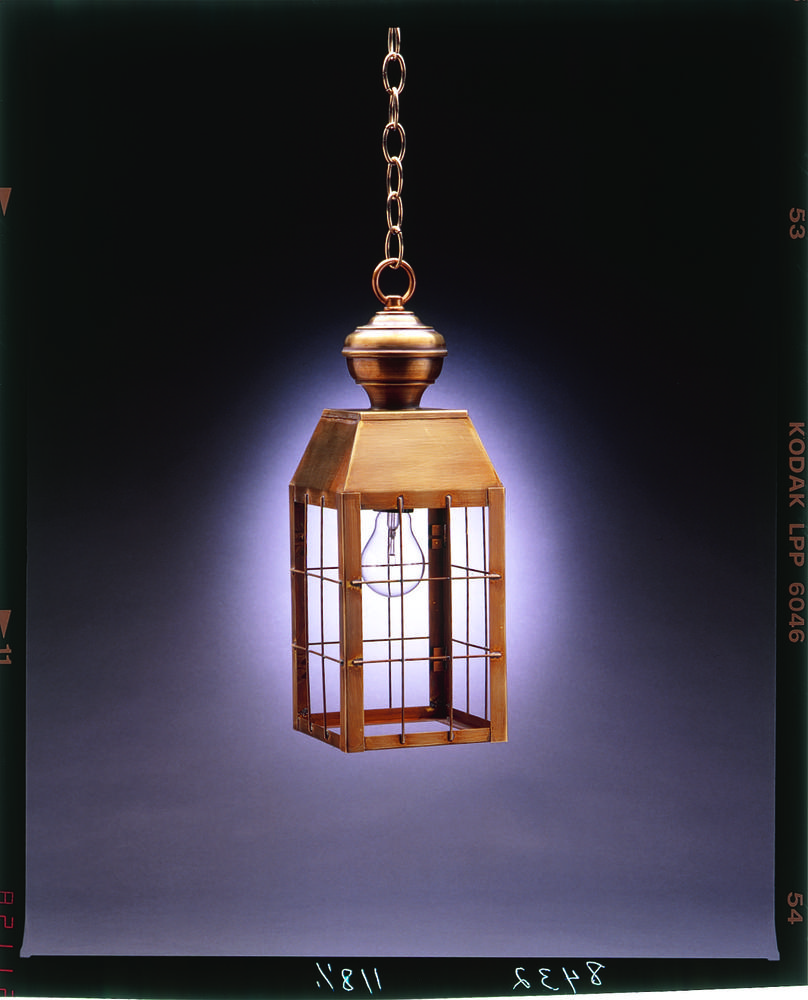 H-Rod Hanging Verdi Gris Medium Base Socket Seedy Marine Glass