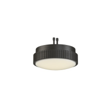Fanimation LK8561DZ - Kute Ceiling Fan Knurled Correlated Color Temperature (CCT) Select LED Light Kit - Dark Bronze
