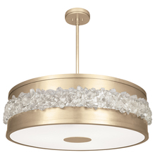 Fine Art Handcrafted Lighting 876340-1ST - Arctic Halo 32"W Round Pendant